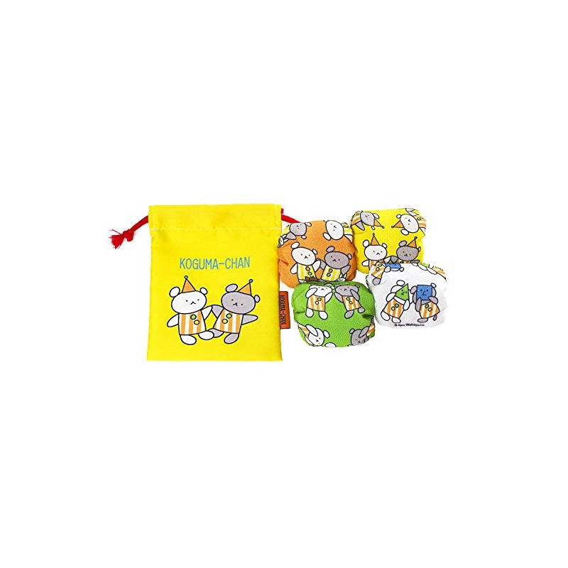 Crane Koguma-chan Hand Bag Set CKEC004 Drawstring Bag: 4.7 x