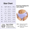 BATTEWA Mid-Waist Incontinence Underwear for Women Leak Proof Panties Protective