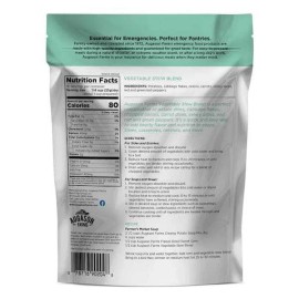 AUGASON FARMS Long Term 2 Food Pouches Emergency Survival UpTo 25 yr Shelf Life Vegetable Stew