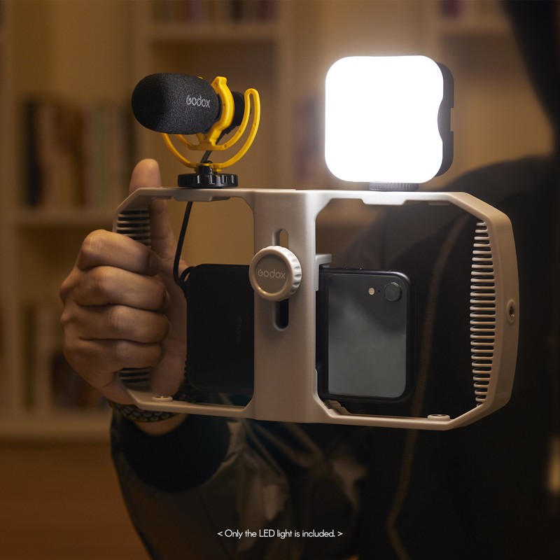 Godox LITEMONS LED6Bi Bi-color Temperature LED Video Light Rechargeable Mini
