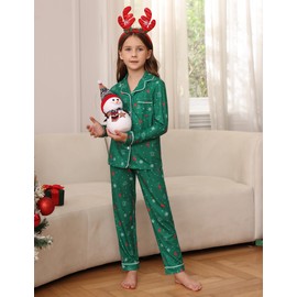 iClosam Family Jammies Matching Holiday Pajamas