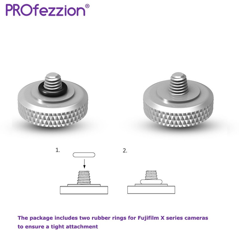 PROfezzion Deluxe & Sturdy Brass Soft Release Button with Microfiber