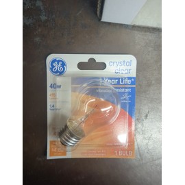 GE 40 Watt 415 Lumens Crystal Clear Ceiling Fan Incan Bulbs  99420 4 pack
