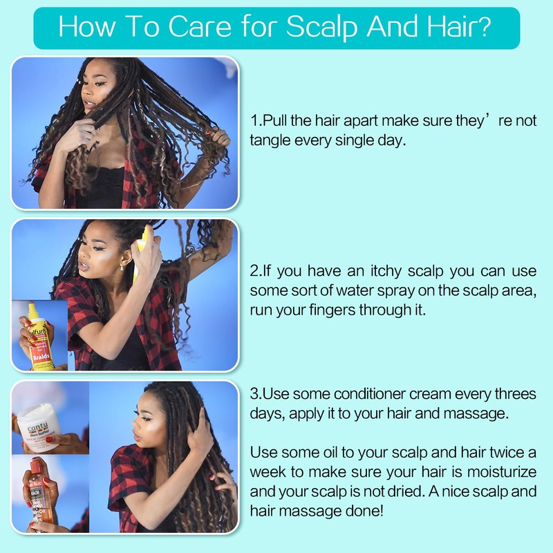 Karida Goddess Locs Crochet Hair 14 Inch, 8 Packs Upgraded