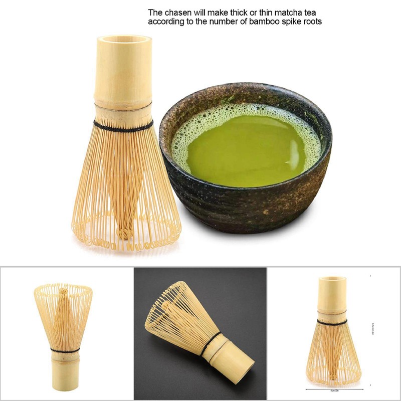 Batidor de Té de Puntas, Batidor de Té de Bambú,