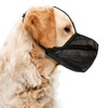Dog Muzzle Soft Breathable Mesh - Adjustable Reflective Anti-Bark, Anti-Bite