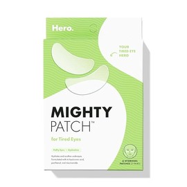 Hero Cosmetics Mighty Patch™ for Tired Eyes - Soothing Hydrogel Patches - Visibly De-puffs and Awakens Undereyes - 6 Count