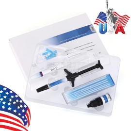 AZDENT Dental LED 1S Light Cure Lamp /Cordless Bonding Adhesive Bonding System kit - Light Cure Adhesive Kit Clear