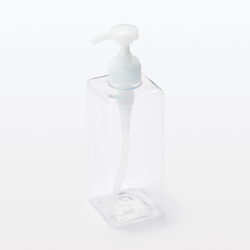 MUJI OHB13A1A PET Refill Bottle, Clear, 20.3 fl oz (600