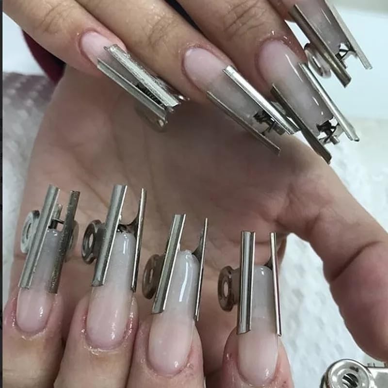 6 PCS Nail Extension Clips Curve C Nail Curvature Pinching
