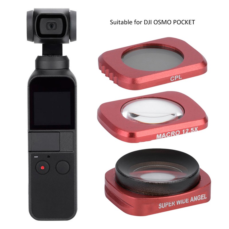 3pcs CR Wide Angle 12.5X Macro CPL Lens Filters Kit