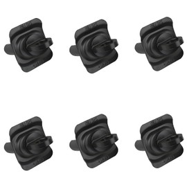 Tie Down Anchors Compatible with 2014-2023 Silverado Sierra 1500 2500 3500, 2015-2023 Colorado Canyon Truck Bed Cargo Tie Downs, 23146899 (6 Pack)