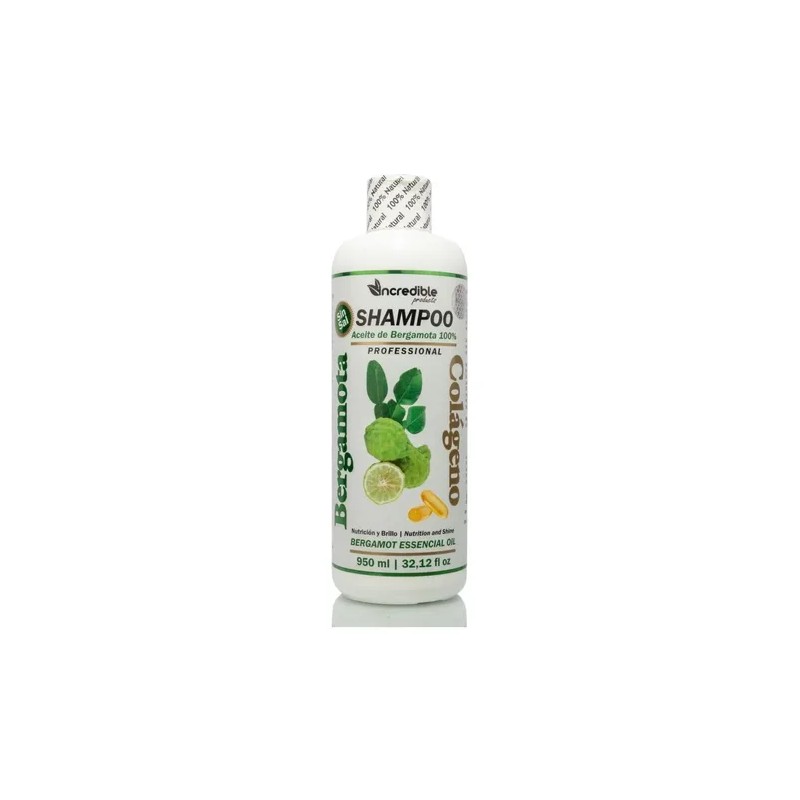 Shampoo Aceite Bergamota Colageno Brillo Nutricion 950ml