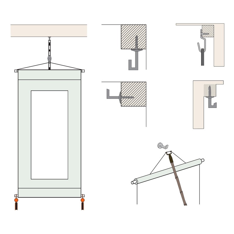 Fukui Metal Crafts 7205 Wind Tea Utensils Green Color Wall