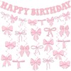 Pink Bow Birthday Party Decorations