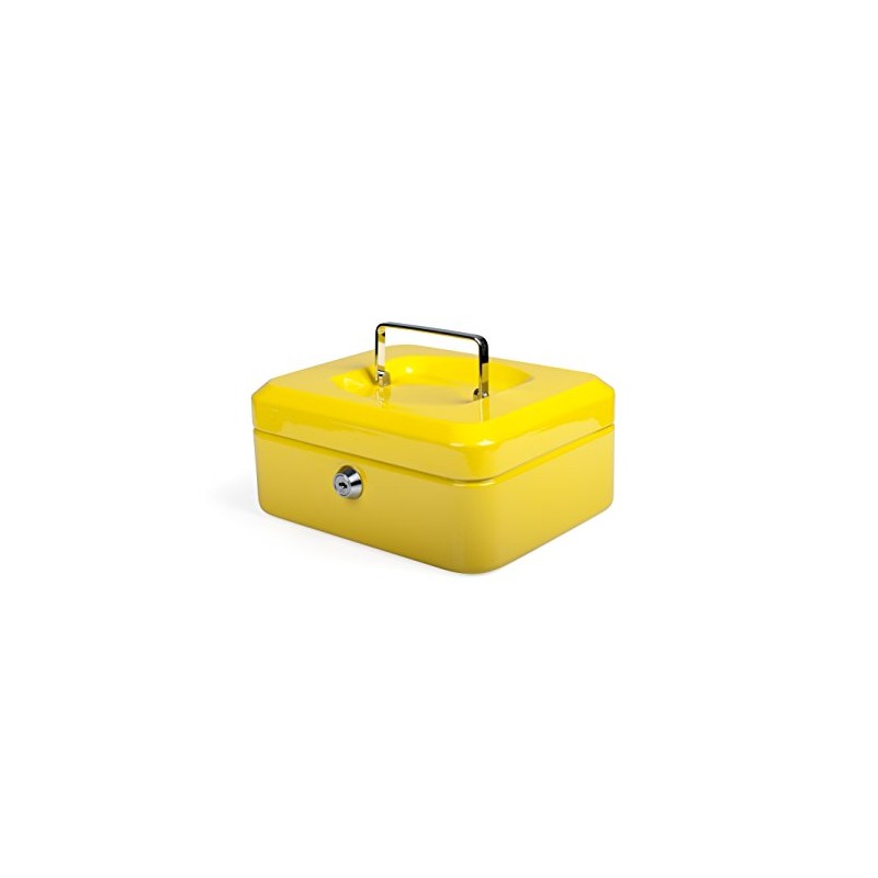 PAVO Premium 8-Inch Metal Cash Box with 2 Keys and