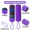 2 Pack Case for Roku Express/Streaming Stick/Premiere - Silicone Remote