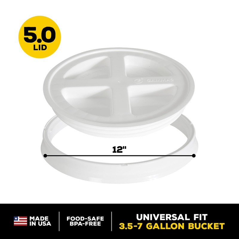 Gamma2 Seal Lid - Pet Food Storage Container Lids -