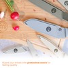 MasterChef Kitchen Knife Set with Covers, 6 Professional Chef Knives