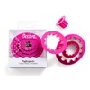 Decora Set 4 Scalloped Oval Cookie Cutters, Pink, 10 x