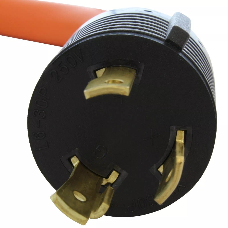 AC WORKS® 30A NEMA L6-30P to 20A NEMA 6-20R Adapter