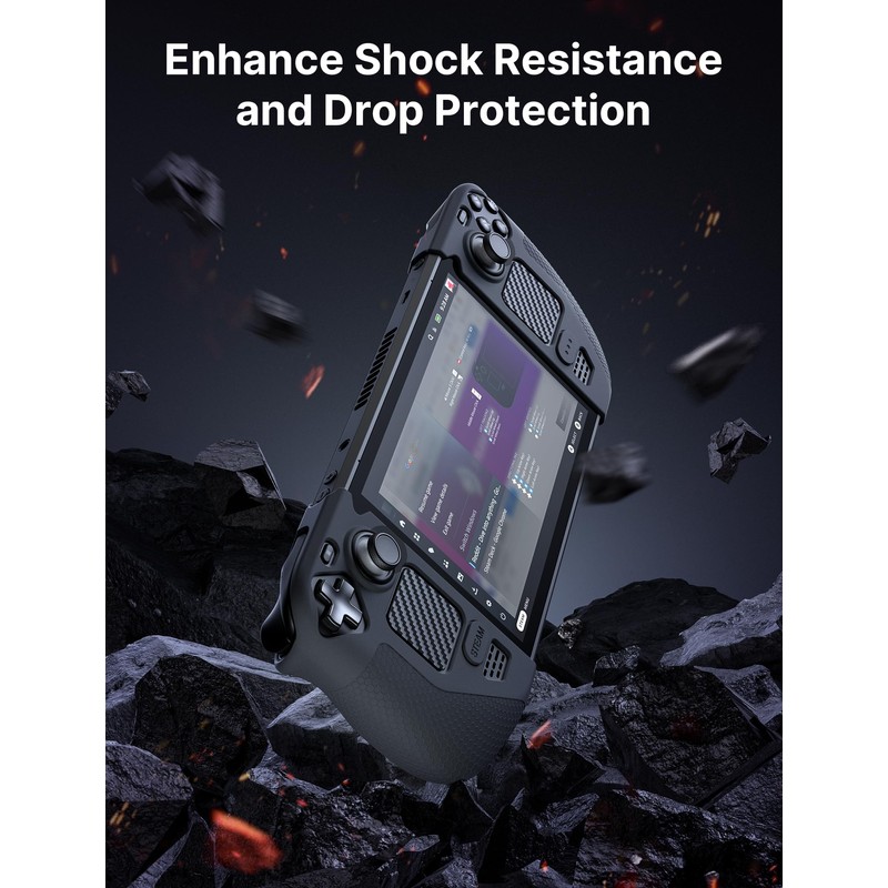 JSAUX Silicone Grip Protection Case for Steam Deck - GripSkin