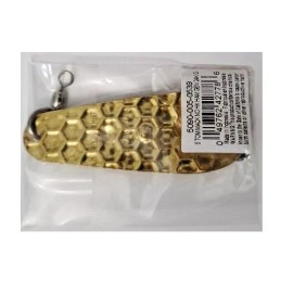 Luhr Jensen Tom Mack 5 24k Gold Plated Hammered Spoon Lure