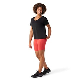 Smartwool Women's Active Ultralite Merino Wool V-Neck Short Sleeve (Regular Fit)