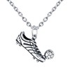INFINIONLY Creative Men's Stainless Steel Necklace Punk Style Football Chains