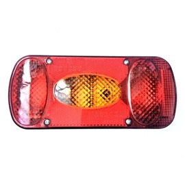 MelTruck® 2x Rear Light Rear Light License Plate Light Trailer 12 V 24 V E20 Truck Rear Light