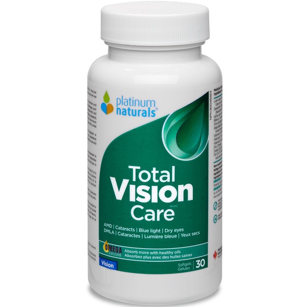 Platinum Naturals Total Vision Care, 60 Softgels
