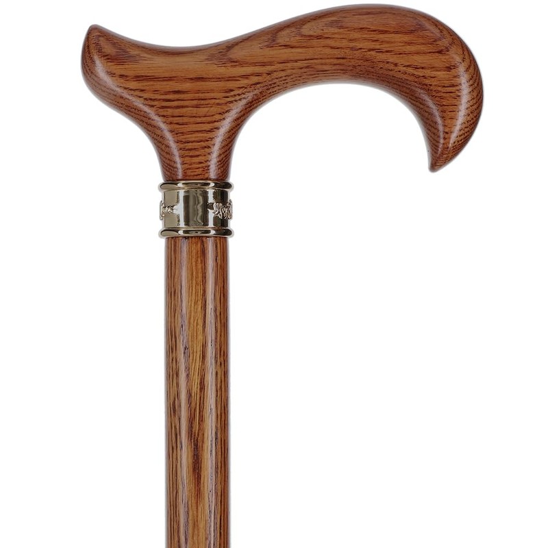 Royal RC Canes Genuine Oak Wood Derby Walking Cane -