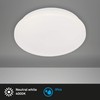 Briloner Leuchten 3404-016 LED Ceiling Light, Bathroom Light, IP44, 10