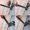 Cuidosful Precision Multi-Angle Measuring Ruler,10°-90° Combination Framing Square with Marking