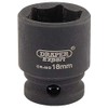 Draper 6878 3/8" Square Drive Hi-Torq 6 Point Impact Socket,
