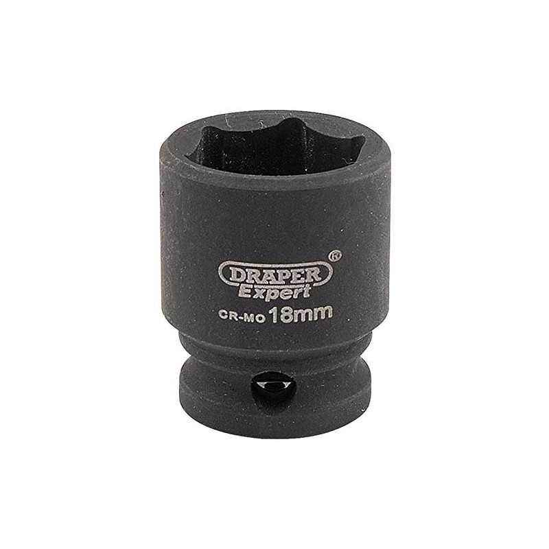 Draper 6878 3/8" Square Drive Hi-Torq 6 Point Impact Socket,