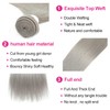 Brazilian Straight Grey Hair Bundle (18inch,1PC) 100% Human Hair Weave
