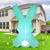 CMUSKO Easter Inflatable Yard Decorations - Easter Bunny Blow Up