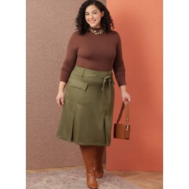 Simplicity SS3005W3 - Paquete de patrones de costura para mujer, diseño de código S3005, tallas 30W-32W-34W-36W-38W, multicolor