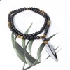 Joddfly Arrowhead Pendant for Men, Beaded Necklace,26.7Inche