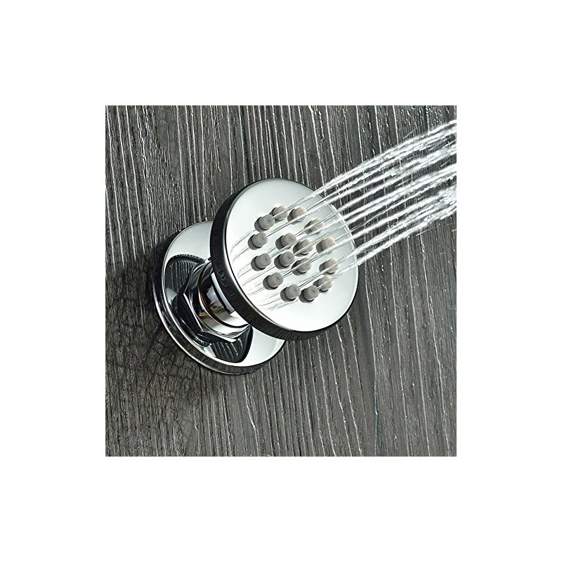 Brass Adjustable Round Massage Spa Body Jet Side Sprayer for