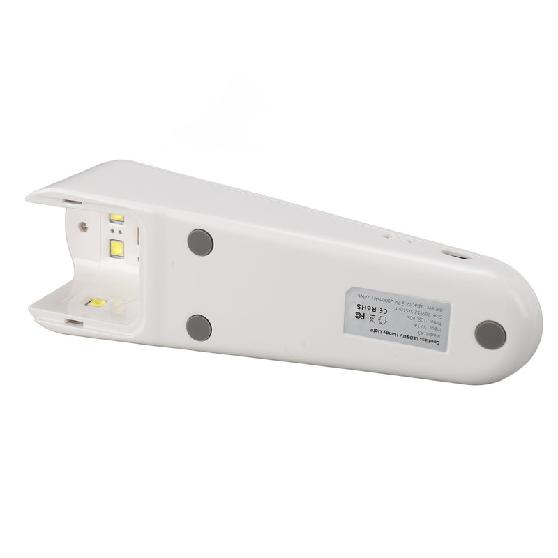 8W Handheld Nail Lamp Dual 365+405nm Ultraviolet Nail Dryer 2000mAh
