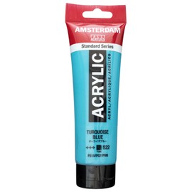 Talens Japan T1709-522 498426 Talence Acrylic Paint, Amsterdam Acrylic Color, Turquoise Blue, 4.2 fl oz (120 ml)