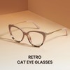 Cyxus Cat Eye Glasses Frame Blue Light Glasses for Men