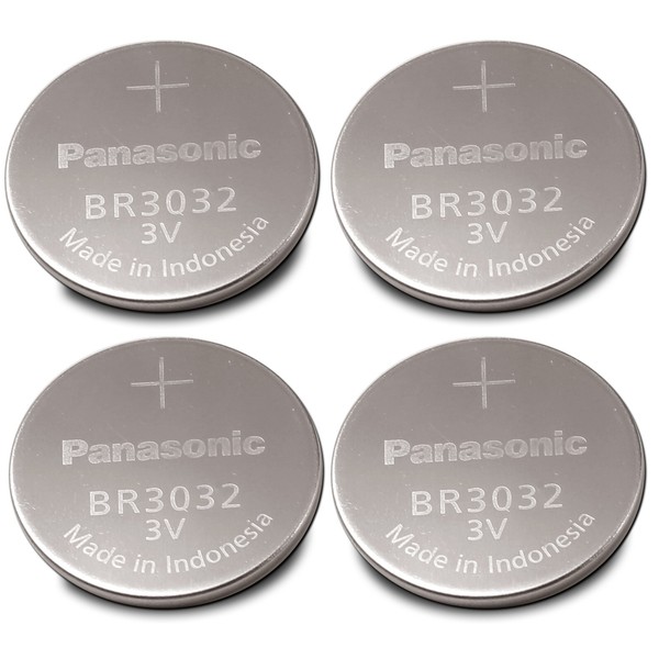 Panasonic BR3032 3V Coin Cell Batteries 4 PIECES