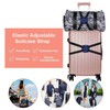 Bytebliss 4 Pack Luggage Straps Set,Suitcase, TSA Approved Travel Accessories