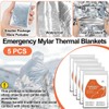 NJCXOLA Rettungsdecke, Rettungsdecke Silber, Notfalldecke für Erste Hilfe, Emergency Blanket