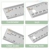 PATIKIL Stainless Steel Ruler Cork Backed, 18 Inch Straight Edge