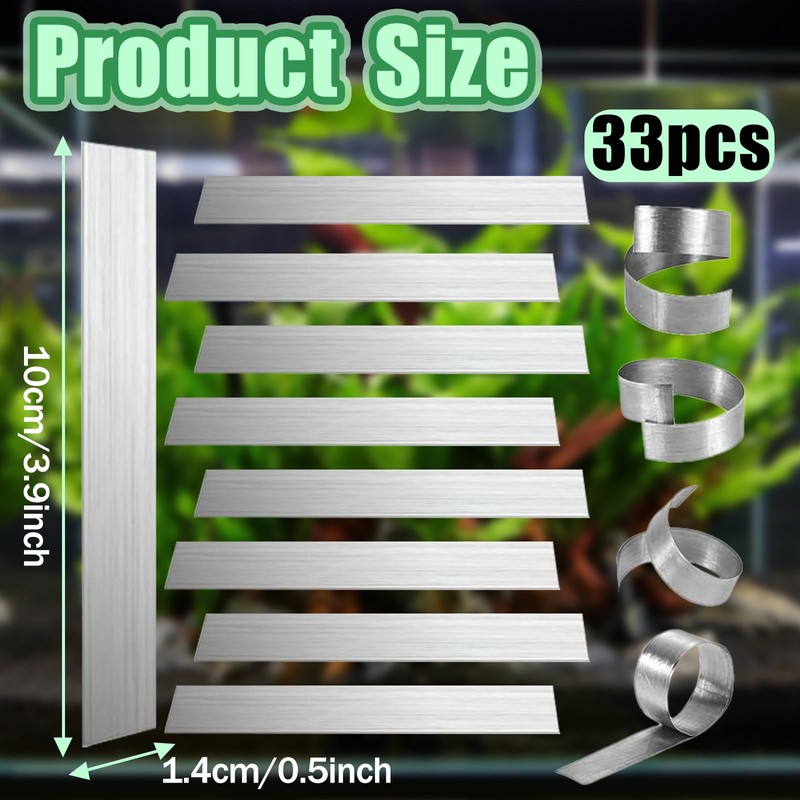 VPB Bendable aquarium plant weights,Metal aquarium plant holder weight anchor,Reinforcing