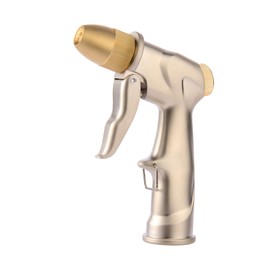 MYWERO garden nozzle, high-pressure and heavy-duty metal nozzle, with 5 adjustable spray modes, high-pressure handheld sprayer, suitable for watering plants, cleaning houses, cars, and pets(1pcs)